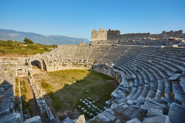 Antik Şehir Ksanthos Letoon Boyunca Xhantos Xanths Kaş Antalya Turkey — Stok fotoğraf