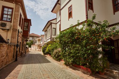 Eski şehir Kaleiçi - Antalya, Türkiye'nin sokaklarında.