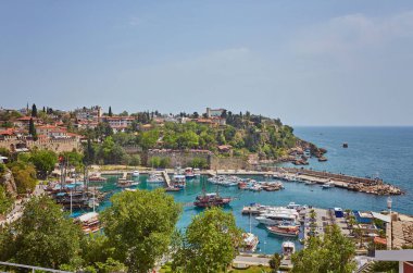 eski şehir Kaleiçi, antalya, Türkiye - arka plan seyahat