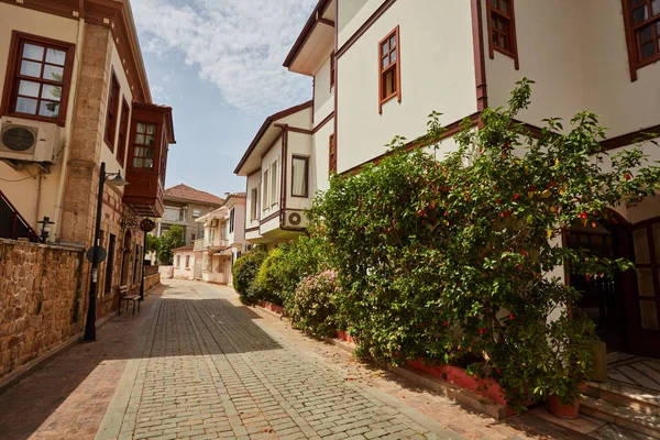 Calles Del Casco Antiguo Kaleici Antalya Turquía — Foto de Stock