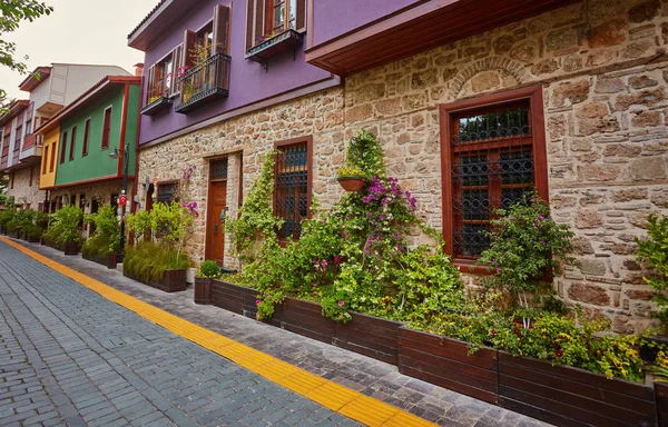 Ruas Cidade Velha Kaleici Antalya Turquia — Fotografia de Stock
