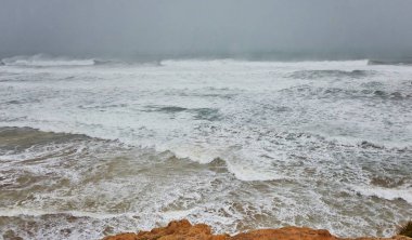 fırtınalı Atlantik Okyanusu asilah, Fas, Afrika