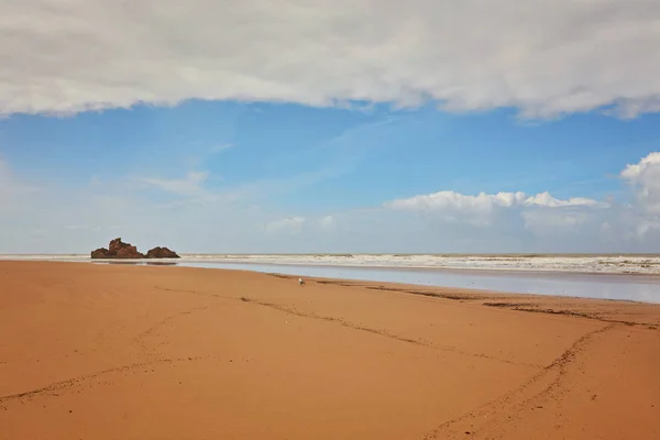 Roca Frente Costa Essaouira Marruecos —  Fotos de Stock