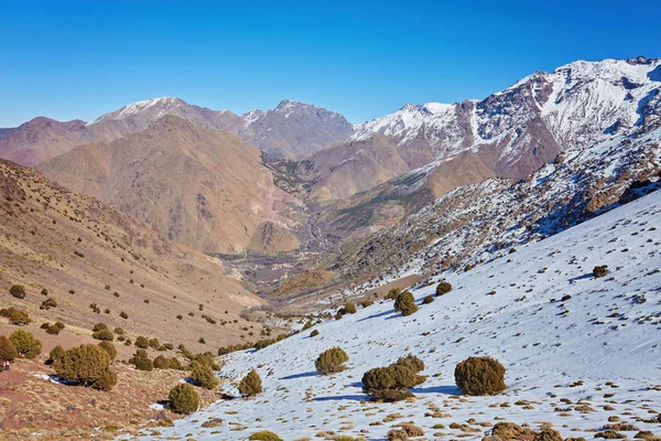 Village Imlil High Atlas Mountains Toubkal National Park Marocco — Stock Photo, Image