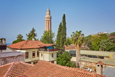 Yivli Minare Camii Antalyas Oldtown Kaleiçi, Türkiye bir dönüm noktası olduğunu