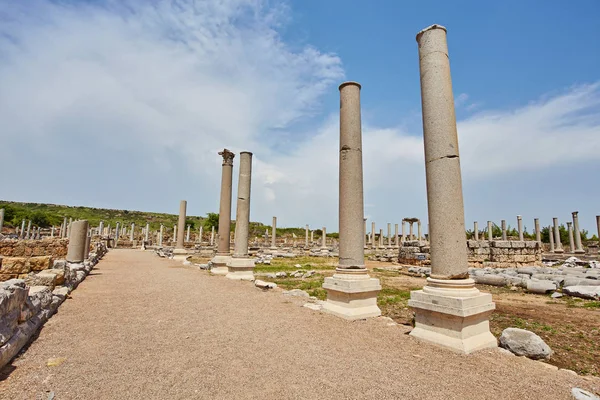 Ruiny Starověkého Města Patara Turecko — Stock fotografie
