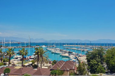 Finike, Antalya İli Marinada görünümünü. Türkiye