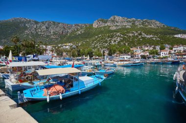Pitoresk bir Akdeniz lagün Yat Limanı