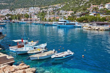 Pitoresk bir Akdeniz lagün Yat Limanı