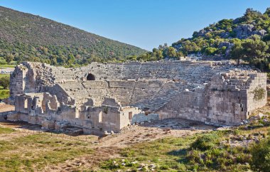 Antik Likya kenti Patara amfitiyatro harabe