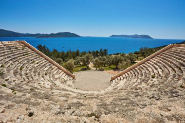 Kaş, Antalya tiyatro Antiphellos antik şehirde