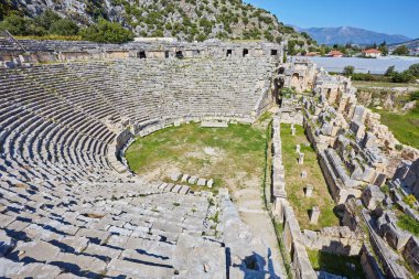 Türkiye 'nin Myra kentindeki antik amfitiyatro - arkeoloji geçmişi
