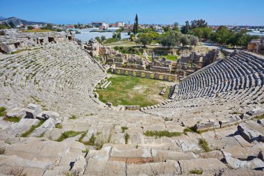 Türkiye 'nin Myra kentindeki antik amfitiyatro - arkeoloji geçmişi