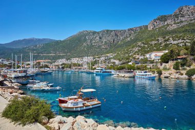 Pitoresk bir Akdeniz lagün Yat Limanı