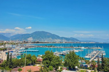 Finike, Antalya İli Marinada görünümünü. Türkiye