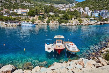 Pitoresk bir Akdeniz lagün Yat Limanı