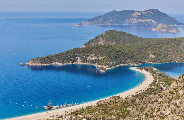 Oludeniz Lagune Zee Landschap Uitzicht Het Strand Turkije — Stockfoto