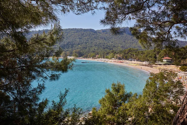 Wybrzeże Morza Śródziemnego Mieście Kemer Antalya Province Turcja — Zdjęcie stockowe
