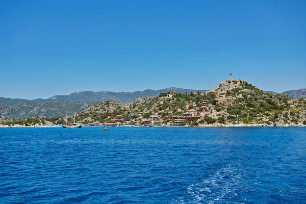 Meeresstrand Der Türkei Schöne Sommerlandschaft — Stockfoto