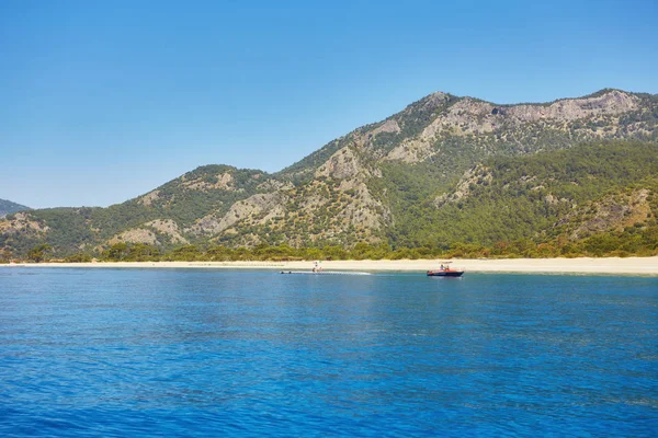 Mar Morto Oludeniz Situado Turquia Costa Sudoeste Com Suas Praias — Fotografia de Stock