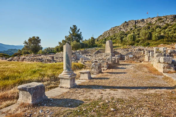 Αρχαία Πρωτεύουσα Περίτεχνους Ξανθοσ Στον Προορισμό Patara Αττάλεια Τουρκία — Φωτογραφία Αρχείου