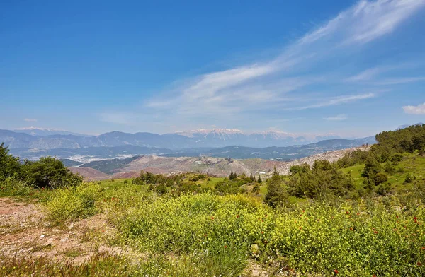 Vista Las Montañas Zona Kemer Turquía —  Fotos de Stock