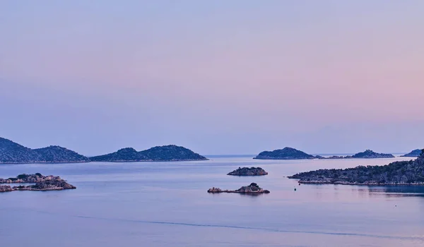 Kayan Yat Tekne Demre Lçesi Antalya Ilinin Ile Defne Akdeniz — Stok fotoğraf