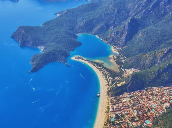 Mar Muerto Oludeniz Situado Turquía Costa Suroeste Con Sus Playas — Foto de Stock