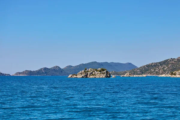 Havet Stranden Turkiet Vackra Sommarlandskap — Stockfoto