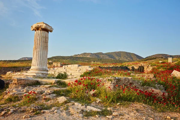 Rovine Della Città Antica Hierapolis Vicino Pamukkale Turchia — Foto Stock
