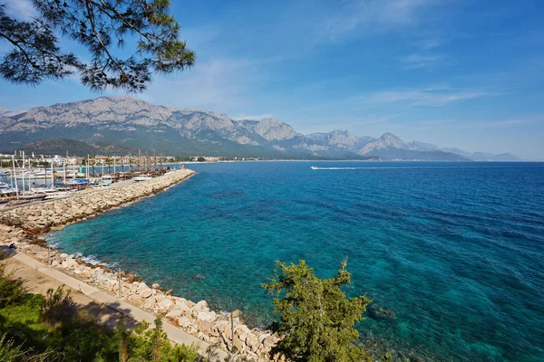 Costa Del Mar Mediterráneo Kemer Provincia Antalya Turquía —  Fotos de Stock