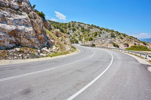 Road Mediterranean Sea Turkey — Stock Photo, Image