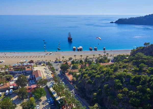 Das Tote Meer Oludeniz Der Südwestküste Der Türkei Gelegen Mit — Stockfoto