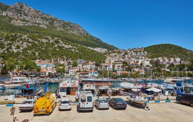 Pitoresk bir Akdeniz lagün Yat Limanı