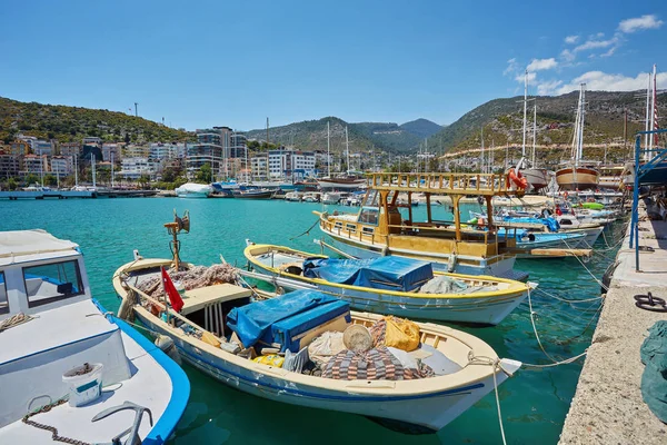 Blick Auf Den Yachthafen Finike Provinz Antalya Truthahn — Stockfoto
