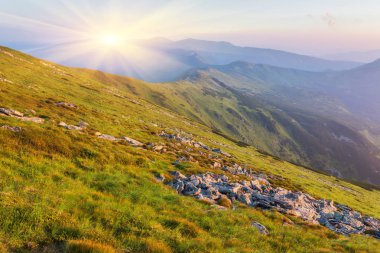 dağlarda yaz peyzaj