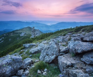 Renkli güzel gün batımı