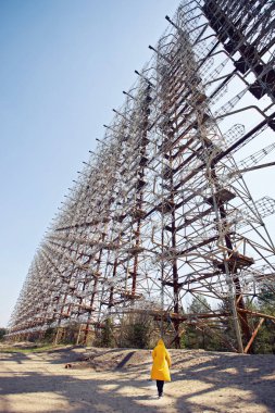 Pripyat, Çernobil 'deki Telekomünikasyon Radyo Merkezi. Arc veya Duga olarak da bilinir. Rus ağaçkakanı olarak da bilinir.