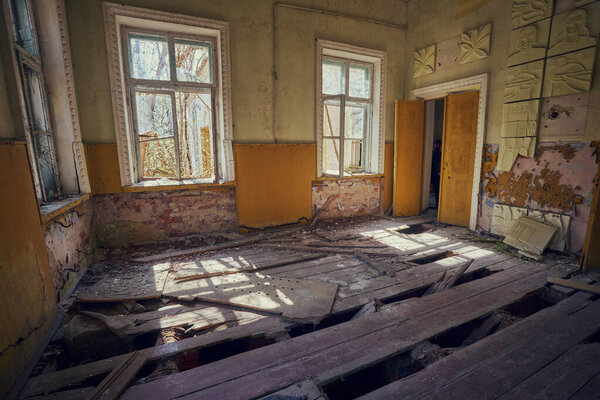 Abandoned house of culture near Chernobyl