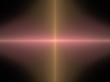 Siyah Renk Üzerine Bir Dijital Fraktal Resmi