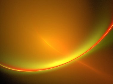 Siyah Renk Üzerine Bir Dijital Fraktal Resmi