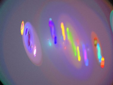 Siyah Renk Üzerine Bir Dijital Fraktal Resmi