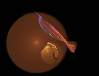 Dijital illüstrasyon vektör çizim