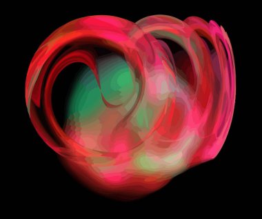 Dijital illüstrasyon vektör çizim