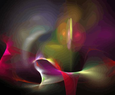 Dijital illüstrasyon vektör çizim