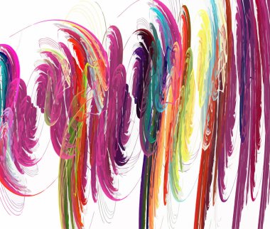 Dijital illüstrasyon vektör çizim