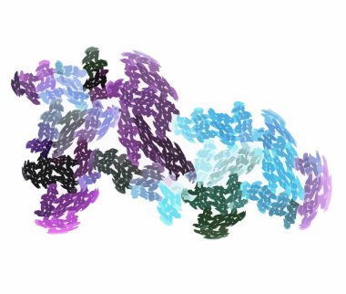 Dijital illüstrasyon vektör çizim