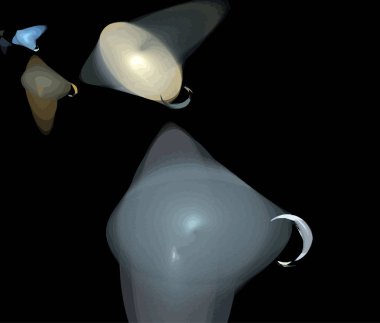 Dijital illüstrasyon vektör çizim