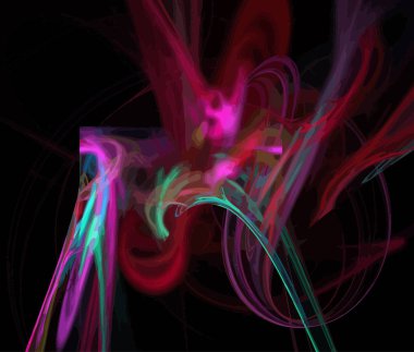 Dijital illüstrasyon vektör çizim