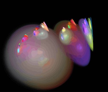 Dijital illüstrasyon vektör çizim